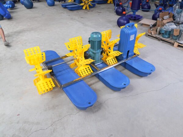 Permanent Magnet Synchronous Waterwheel Aerator - Air-cooled Four-impeller Model (Cast Iron Housing) - 图片 3