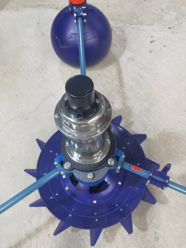 Impeller-type Aerator - Water-cooled Version (Stainless Steel Housing) Equipped with Traditional Three-phase Asynchronous Motor - 图片 4